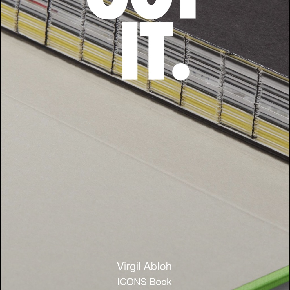 Off white book Virgil abloh “something’s off”